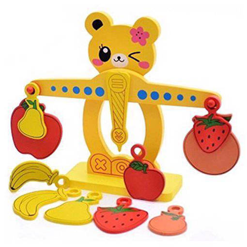 Picture of Wooden Bear Balance Scale