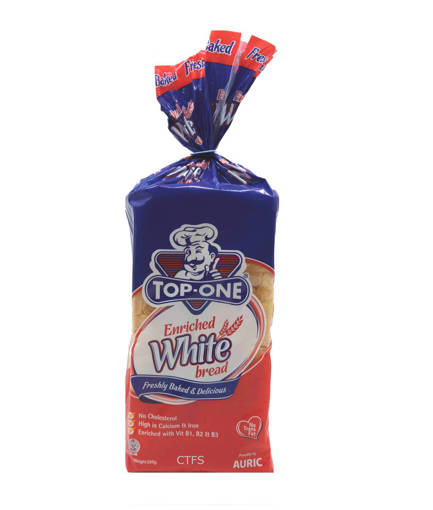 Picture of BREAD WHITE(500GM)TOP ONE