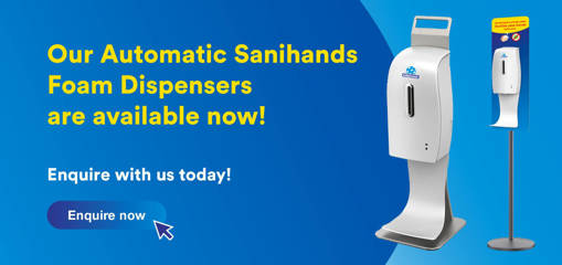 Picture of Sureclean Automatic Hand Sanitiser (floor stand)