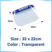 Picture of Safety Adults Face Shield Protection Isolation Mask PET Material Direct Splash Protection