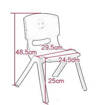 Picture of Children's Backrest Chair (Yellow)