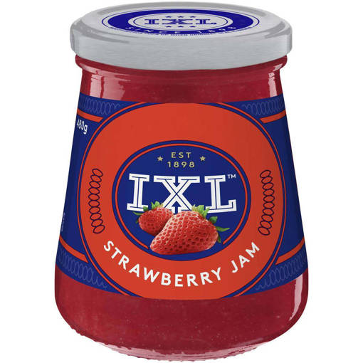 Picture of GB -J- IXL STRAWBERRY JAM (HALAL) (480GM PER BOTTLE)